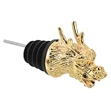 Construction en alliage : fabriqué avec un alliage de précision, ce verseur et bouchon à vin en forme de tête de dragon offre une durabilité accrue et un service raffiné, aussi bien à la maison qu'au bar