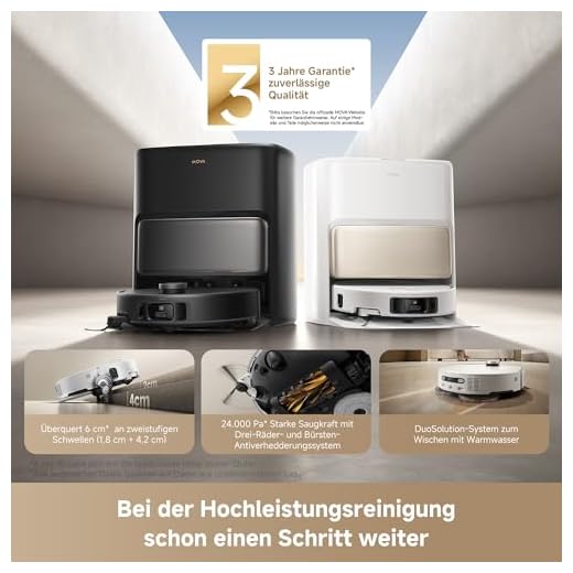 Mova V50 Ultra Saugroboter mit Wischfunktion