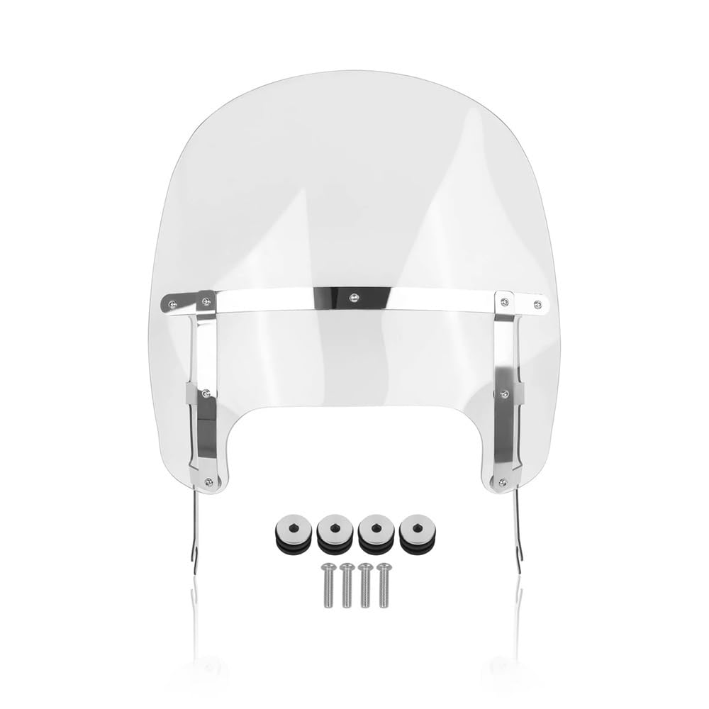 Support pare-vent Softail Slim alliage renforcé finition noire - 6