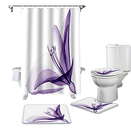bath best shower curtain set with rug