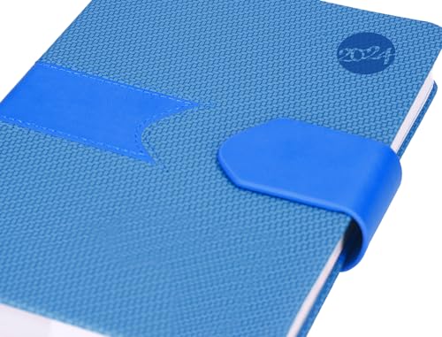 Liderpapel Lihdor Bound Diary 15 x 21 cm 2024 Day Page Blue Paper 70 g - Image 2