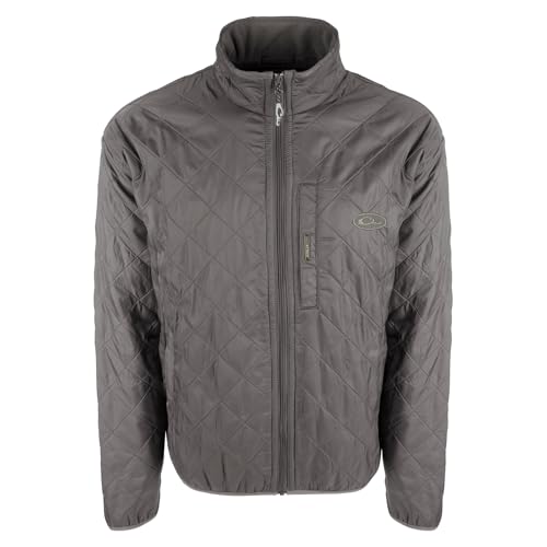 Drake Waterfowl Men's Delta Quilted Fleece-Lined Insulated Casual Jacket