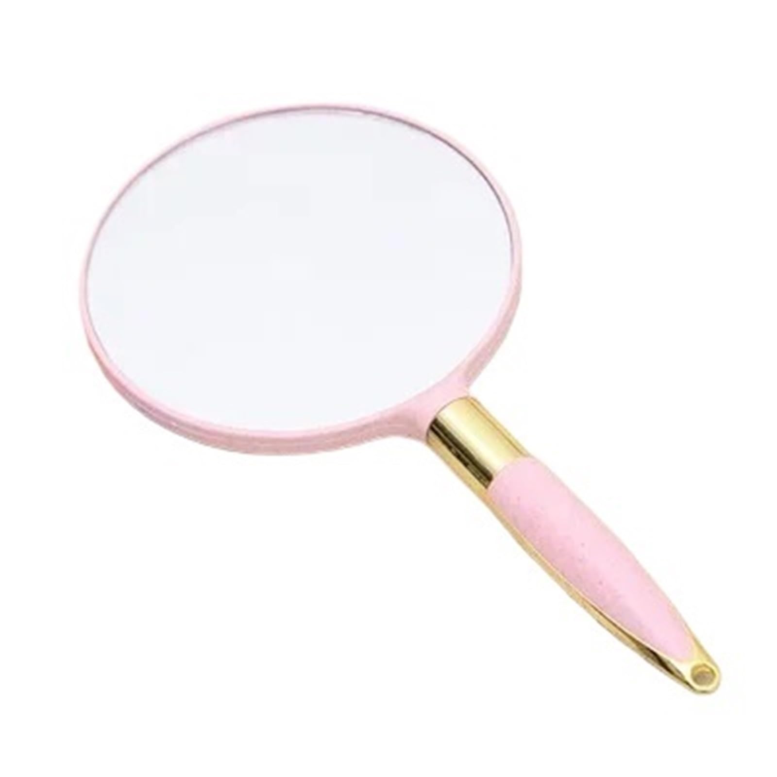 IULGFSC Handheld mirror， With Handle Hand Vanity Irregular Salon Dressing Table Compact Mirror