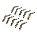 Dophee 10Pcs Antique Brass Drawer Pull Handles for Cabinet Box Mini Jewelry Chest Decoration - Small