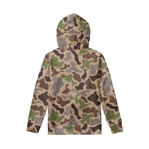Image of WELLFLYHOM Boys Hooded Sweatshirts Hoodie Pullover Cool Graphic Crewneck Blouses Size 6-16