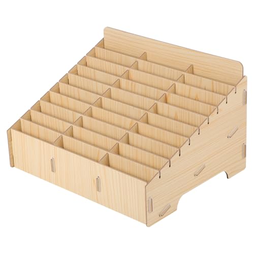 DOITOOL Holz Handy Aufbewahrungsbox Mit 30 Fächern Multifunktionaler Organizer Für Schule Klassenzimmer Und Büro Stabiler Telefon Ordnungshalter Für Mobiles Zubehör