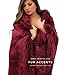 Luxurious Soft Burgundy, Wine Faux Fur Throw, Bordeaux,Custom Hand Made, Designer Throw Blanket, Bedspread, Comforter, Minky Lined Made in America (King)