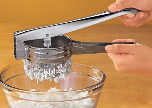(1, 10.5in/26.5cm and holds 2.5c590ml) - Norpro Potato Ricer Masher Fruit Applesauce Press Juicer NE