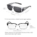 LVIOE Gafas de Sol Sobre Gafas, gafas de sol de Fitover de...