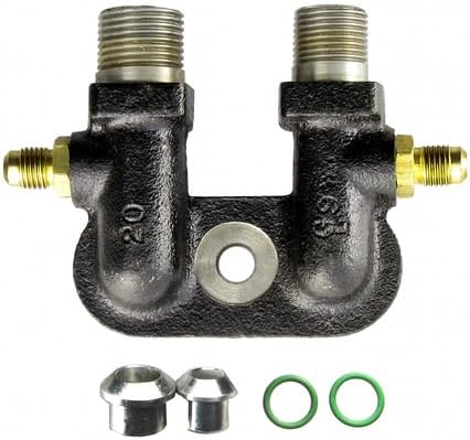 Air Conditiioning Compressor Manifold Kit with R12 Service Port fits Ford fits Case IH 8820 8830 8840 fits Hesston fits Deutz D5207 fits Steiger COUGAR COUGAR fits Ag-Chem fits Hagie fits Spra-Coupe