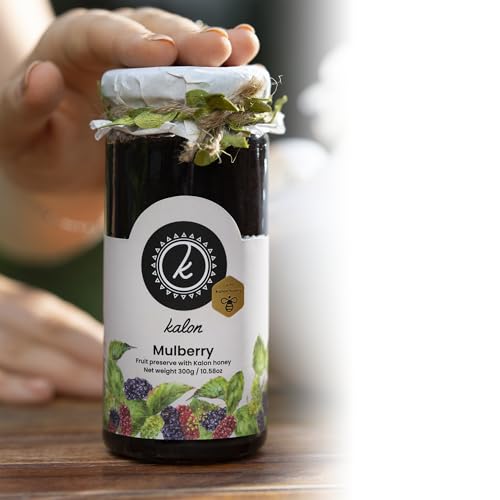 Image of KALON 100% Natural Mulberry Preserved Honey | No Added Sugar and Preservatives | Berrylicious Flavour - 300 gm