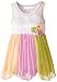 Bonnie Baby Baby Girls' Knit To Chiffon Onesie Dress