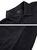 EKLENTSON Golf Top for Men Long Sleeve Military Polo T Shirts Lightweight Tactical Outdoor Sports Tops Quick Dry Black,XXL #3