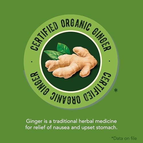Gravol Ginger - Nausea & Upset Stomach Relief with Organic Ginger Extract - Chewable, Great Taste & Non-Drowsy - 20 Lozenges (Pack of 1) - 3