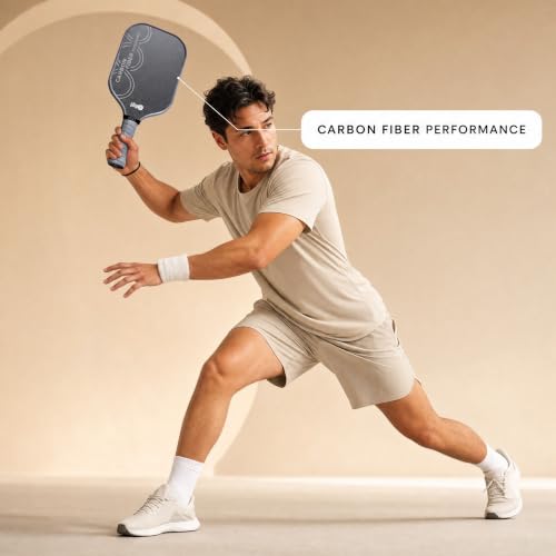 Image of playR Performance Carbon Fiber Pickleball Set of 4 for Kids & Adults