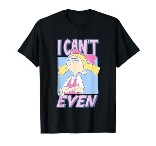 Hey Arnold! Iconic Helga Pataki I Can't Even Big Chest Logo T-Shirt