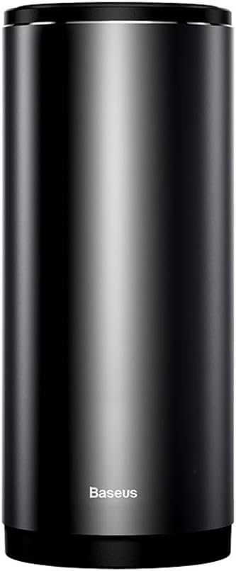 Baseus Car Dust Bin Small Dust-Free Vehicle Mounted Trash Can for Car Office Desktop Study with 90 Garbage Bags, Capacity: 500ml (Black)