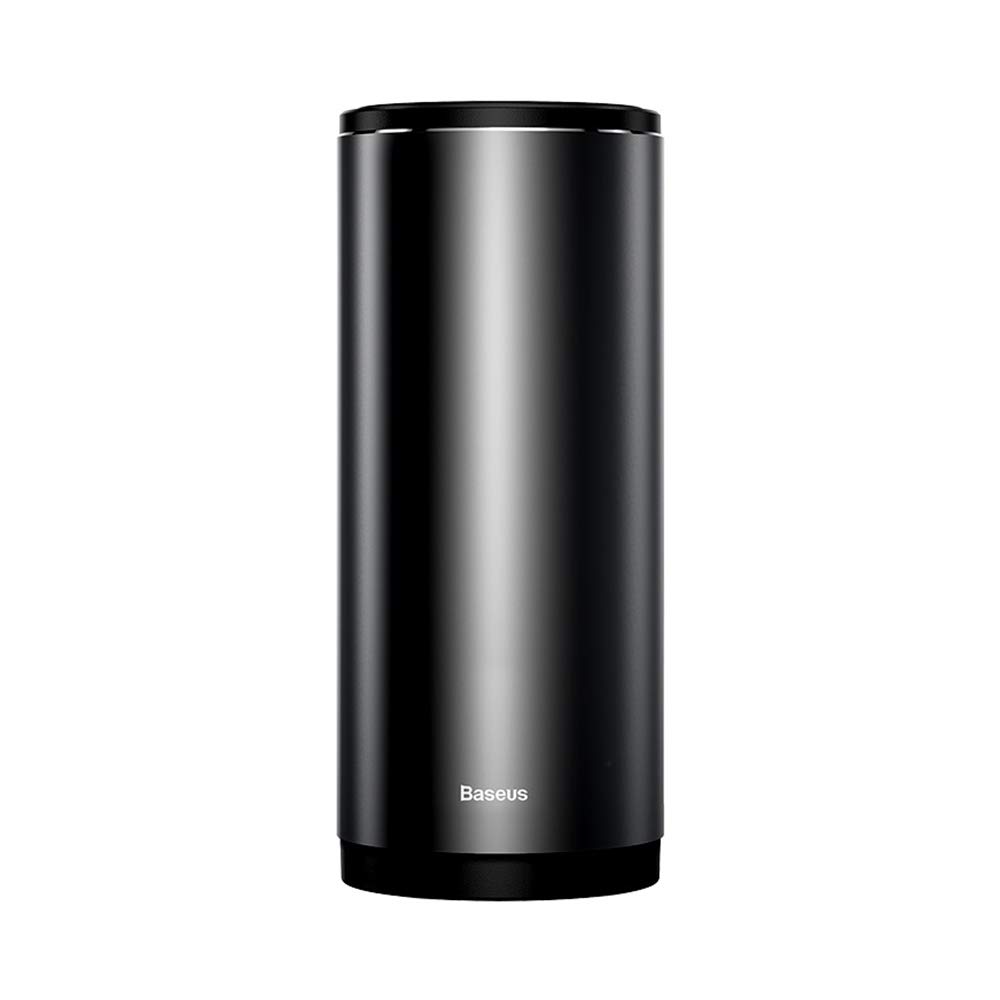 Baseus Car Dust Bin Small Dust-Free Vehicle Mounted Trash Can for Car Office Desktop Study with 90 Garbage Bags, Capacity: 500ml (Black)