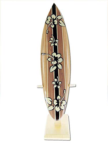 Seestern Sportswear FBA_1861 - Tabla de surf decorativa, diseño en aerógrafo, madera, 30 cm de longitud