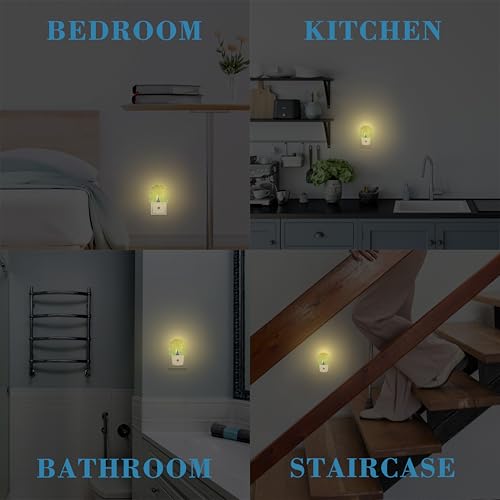 Image of Peacock Night Light with Dusk to Dawn Sensor for Room Decor, Hallway, Kitchen, Bathroom, Nursery, Stairs