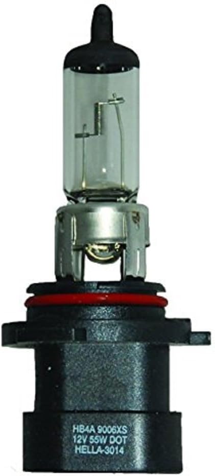 HELLA H71071452 Optilux XB Series 9006XS Xenon White Halogen Bulbs, 12V, 80W, 2 Pack