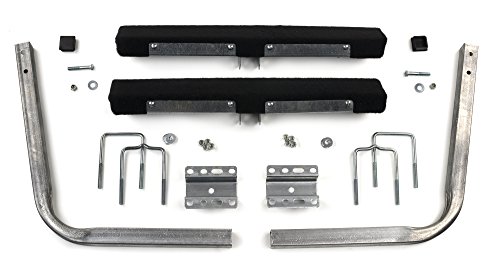 Ce Smith - 27660 2-Foot Bunk Board Guide-On - Adjustable Boat Trailer With High-Grade Marine Carpet Fabric - Black #TOP2