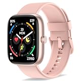 fixwink Smart Watch for Women Ladies (Answer/Make Call), 1.83" HD Fitness Tracker with Heart Rate/SpO2/Sleep Monitor, Pedometer, 120+ Sport Modes, IP67 Waterproof, 7-Day Battery, for iOS Android, Pink