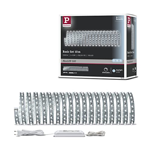 Bande lumineuse LED Paulmann MaxLED 500 kit gradable blanc jour 6500 K
