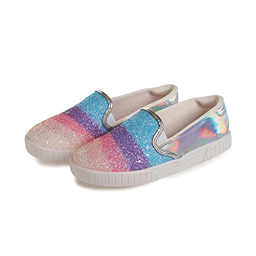 Slip On Infantil Molekinha Holographic Branco e Rosa 25
