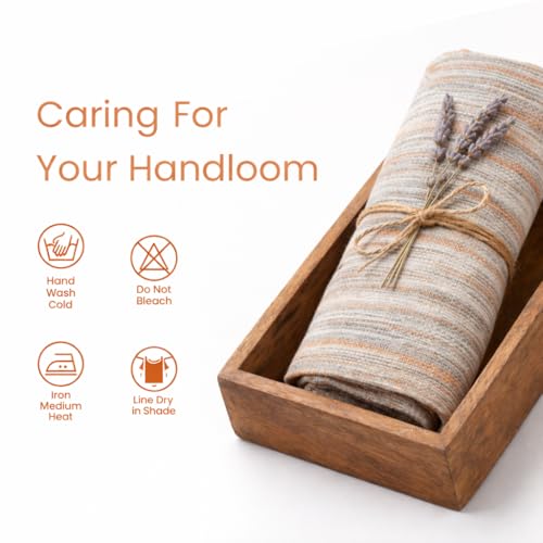 Image of Cotton Fabric Material for Men and Women (2.5 Meter, Off Brown), Solid