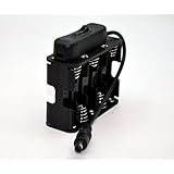 DC12Ｖ センタープラス(+)　DCプラグオス　スイッチ付き電池ボックス　電池式バッテリーケース 　AA (5X5) 　TEC-10SWBOX1