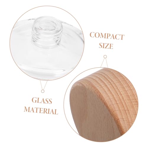 Difusor de Aceites Esenciales Cilíndrico con Tapa de Madera miniatura 3