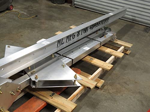 Ml Manufacturing Aluminum Portable Adjustable Gantry Crane 3Ton Adj 7-12 Height - 12Ft Nom I Beam #TOP7