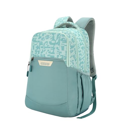 Image of American Tourister ALDEN Blue College Non-Laptop Backpack in Blue for Men & Women With 27 Ltr Capacity and 3 Compartment