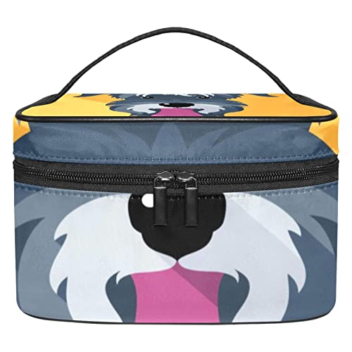 Trousse de toilette Schnauzer pour voyage et maquillage dame