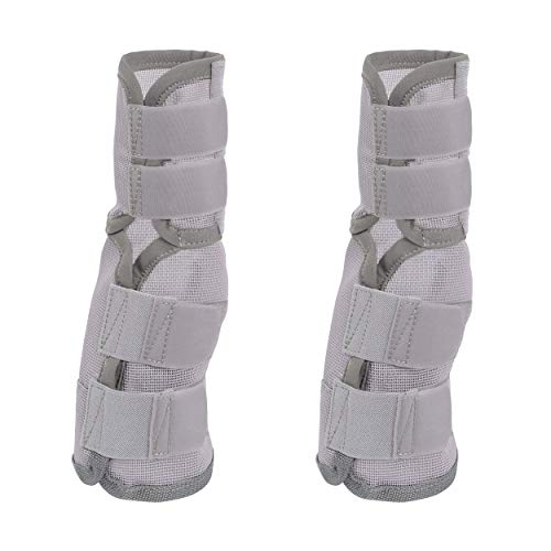 image for Rural365 Horse Leg Guards Set of 2 - XL Adjustable Horse Fly Boot Hors