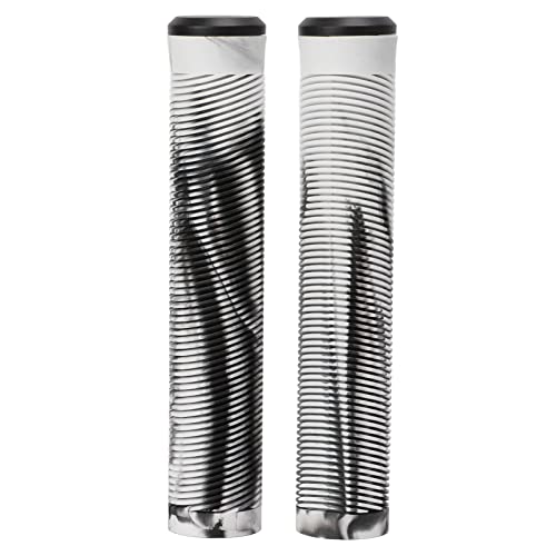 1 Pair Bikes Handlebar Grips, Soft TPE Rubber Bikes Hand Bar End Grips, Avoid Slip Mountain Bikes Handle Bar Grips, Bikes Rubber Handlebar Grips for Fixed Gear Bicycle(Grey)