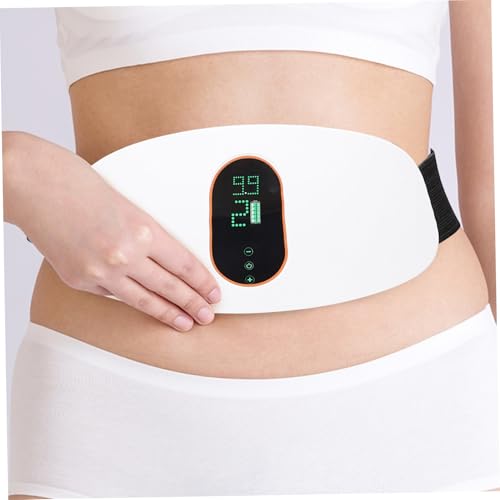 Correa vibratoria abs blanca ORFOFE para masaje reductor y quema de grasa abdominal 6