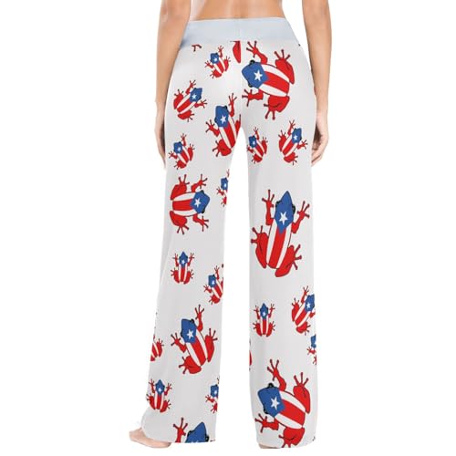 Women Pajama Pants,Soft Wide Leg Lounge Pjs Bottom Sleepwear For Holiday Family2