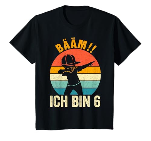 Dabbing Geburtstagsshirt 6 Jahre Jungs 6. Geburtstag T-Shirt