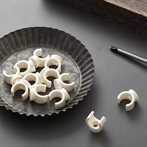 1/2 Inch Pex Clips Pipe Hangers Clamps Pex Holder Plastic 16 Mm Pex Tubing Hangers Water Pipe Support Clamp Clips Socket (20 Packs) #TOP4