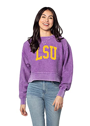 Image of chicka-d NCAA womens Corded Boxy Pullover