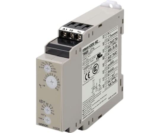 Minuteur 22.5 mm dIN standard DPDT Omron temporisateur 12V 4 modes