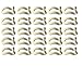 LESCA TEK Set of (18) Mini Cascading Hooks (Beige)