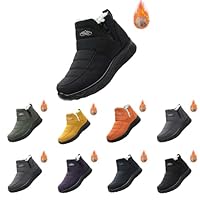 Generic Women's Winter/Snow Boots - Black, Size 6.5 UK - Waterproof, Fur Lined, Ankle Height - Upcoming Prime Deals