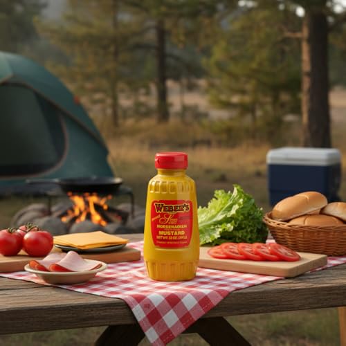 Buffalo's Own Weber's Brand Horseradish Mustard Squeeze Bottle 12oz.