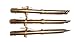 Set of 3 Stainless Steel Burners with Electrodes for Uniflame Gas Grill Models Gbc831wb, GBC831wb-c, Gbc940wir, Gbc956w1ng-c, Gbc981w, Gbc981w-c, Gbc983w-c