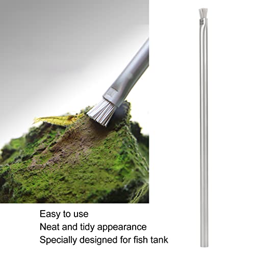 TITA-DONG Wire Bristles Brush, Fish Tank Cleaning Brush Fish Tank Cleaning Tools - Image 3