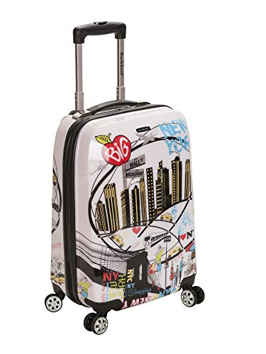 Rockland Departure Hardside Spinner Wheel Luggage, Assorted/Multicolor, Carry-On 20-Inch #TOP6