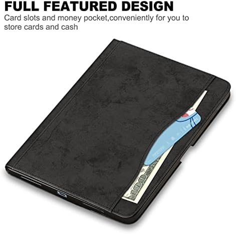 TOPCASE Compatible with iPad 10th Generation Case 2022,Smart Stand Cover iPad 10.9 Case with Pencil Holder,Black